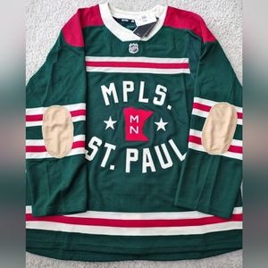 Adidas Minnesota Wild Winter Classic Climalite Jersey